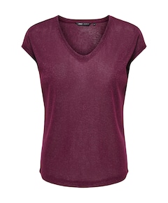Dames top bordeaux