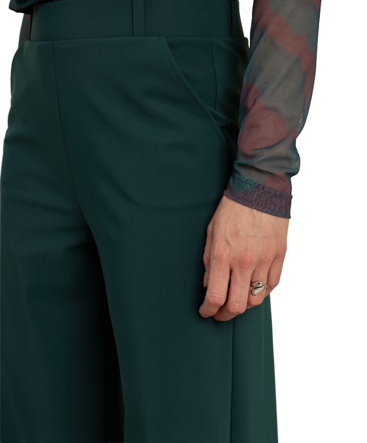 Lexie bonded dames broek groen