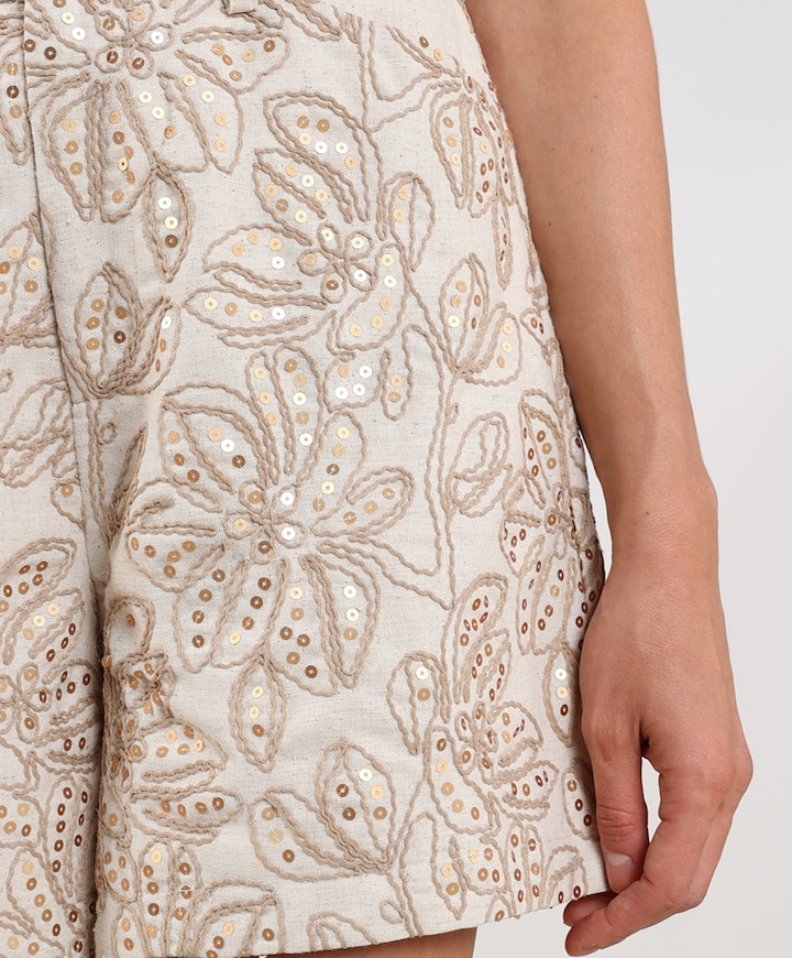 Dagmar Paillet dames korte broek beige