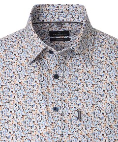 Heren overhemd lange mouw ecru