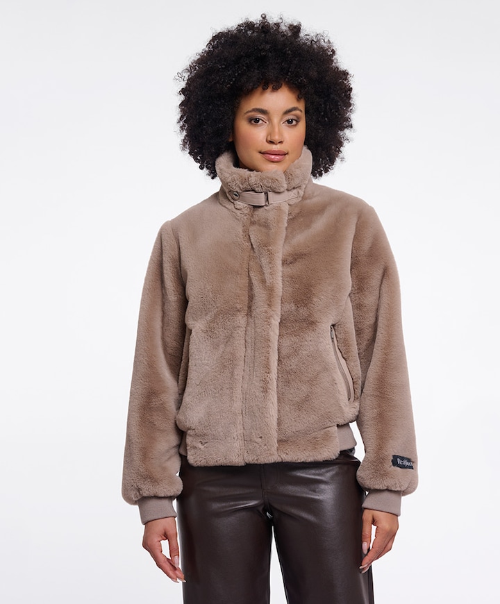 Dames jas beige