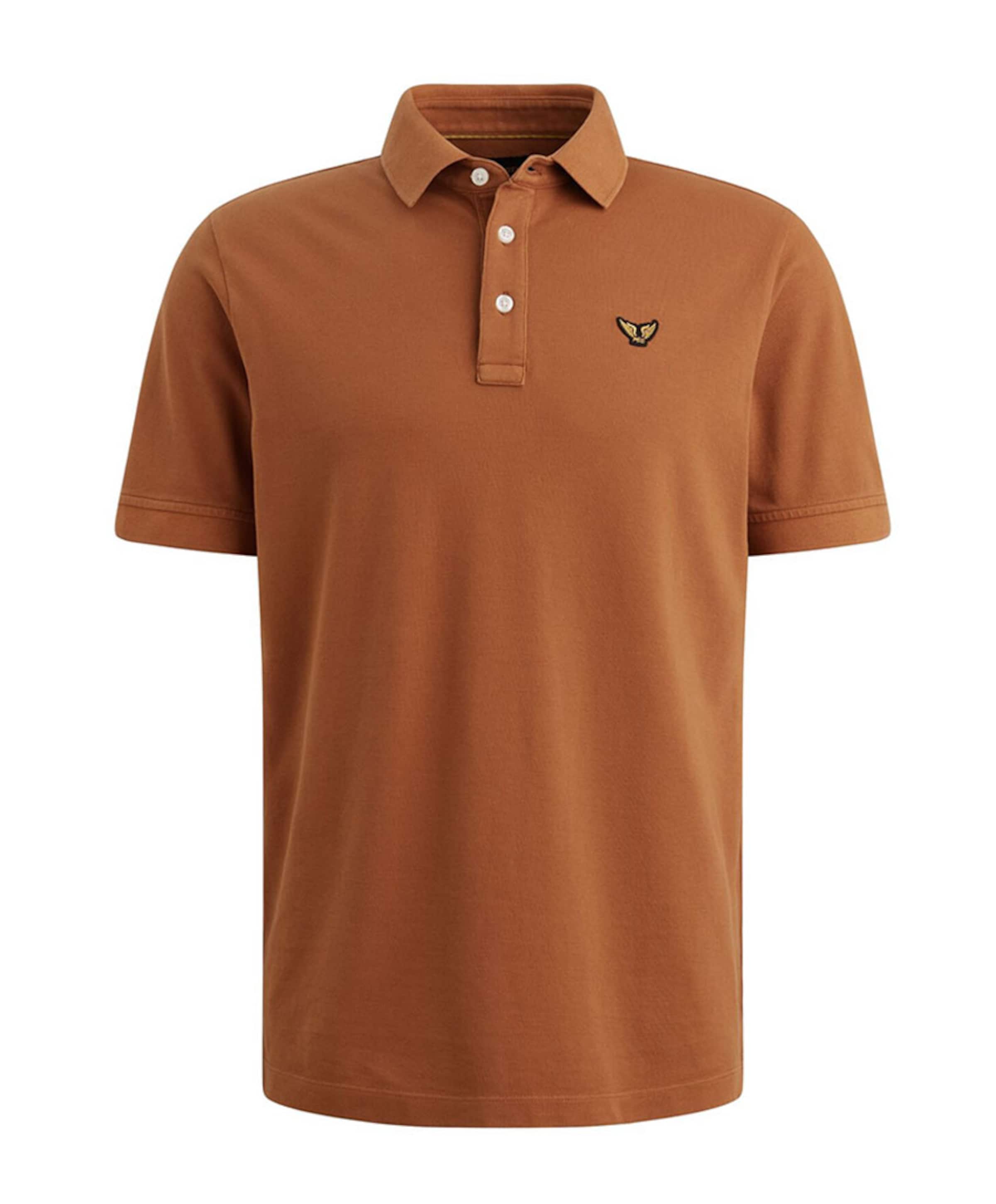 Heren polo bruin