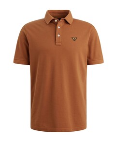 Heren polo bruin