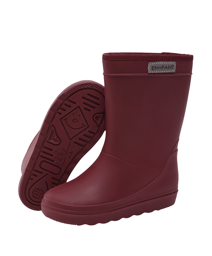 Thermo Boots Solid uniseks regenlaarzen  bordeaux