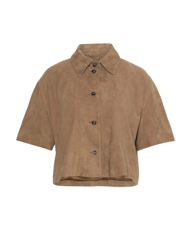Dames blouse bruin