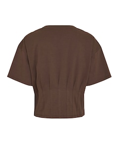 Dames T-shirt bruin