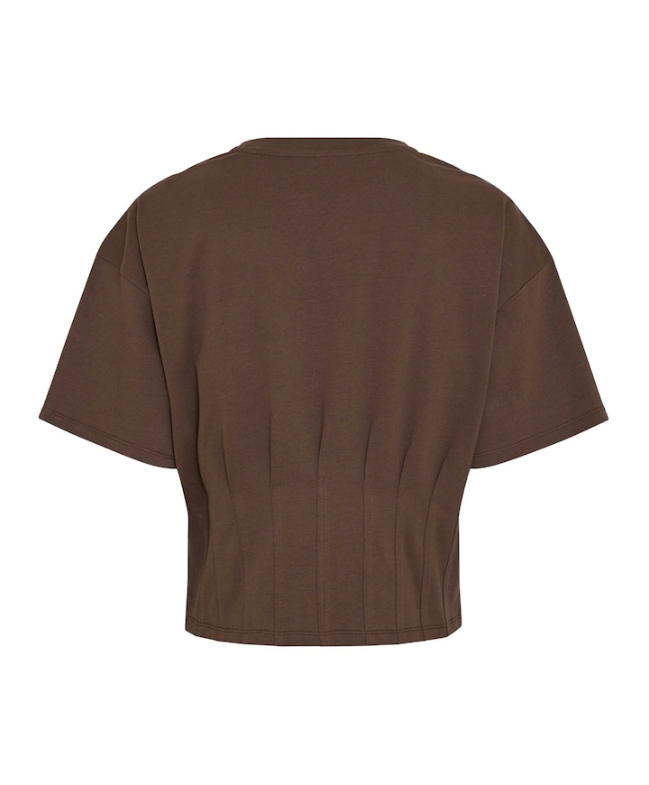 Dames T-shirt bruin