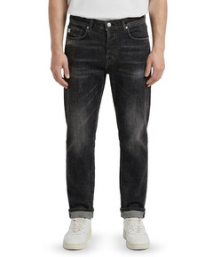 Tapered fit heren jeans zwart
