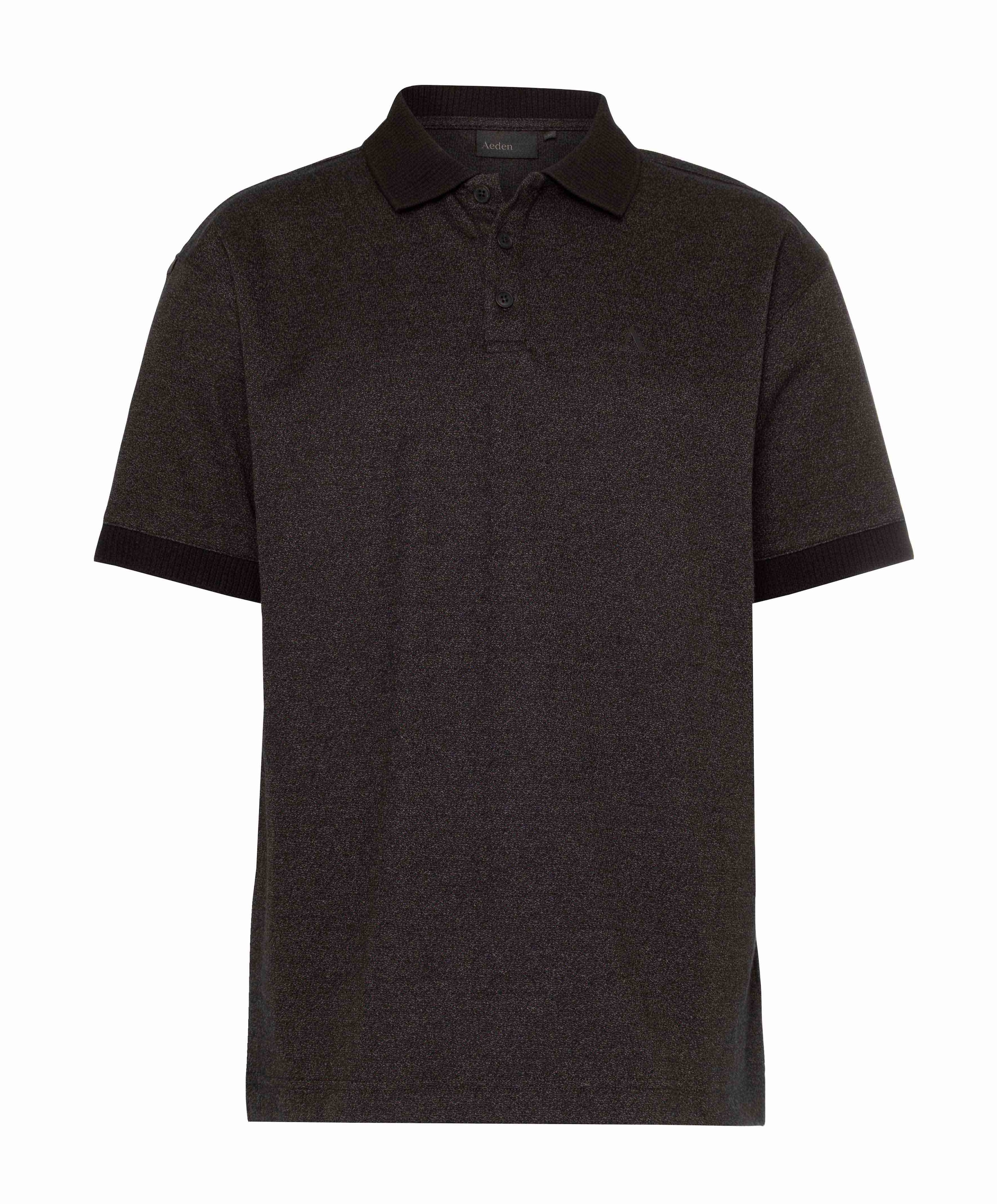 Heren polo bruin