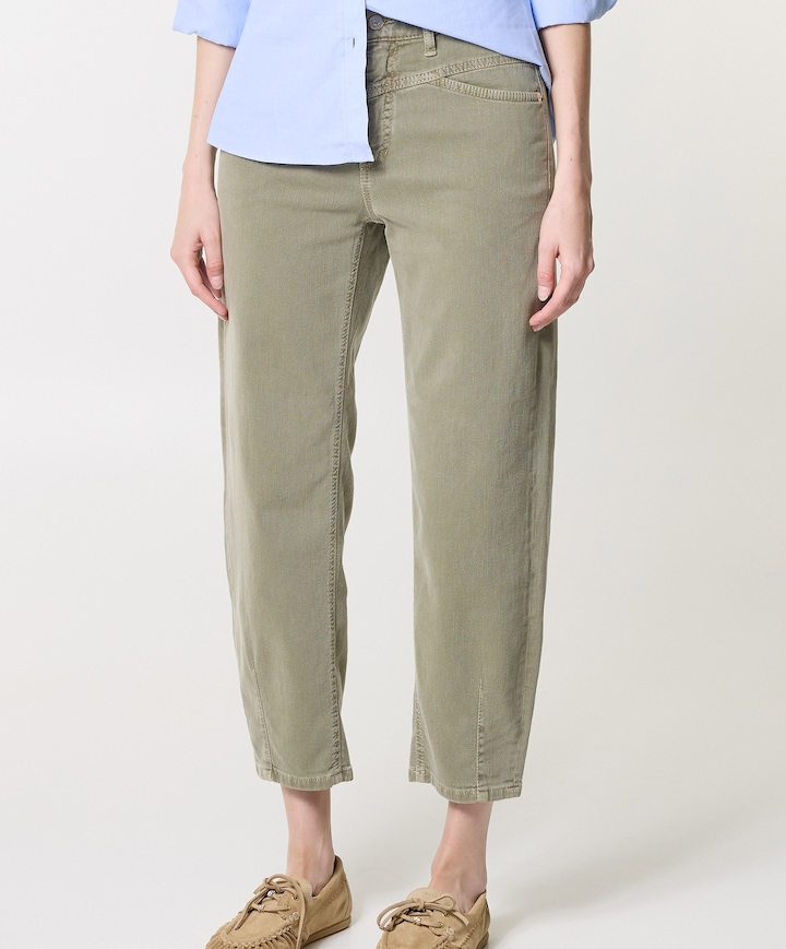 Elin dames jeans groen