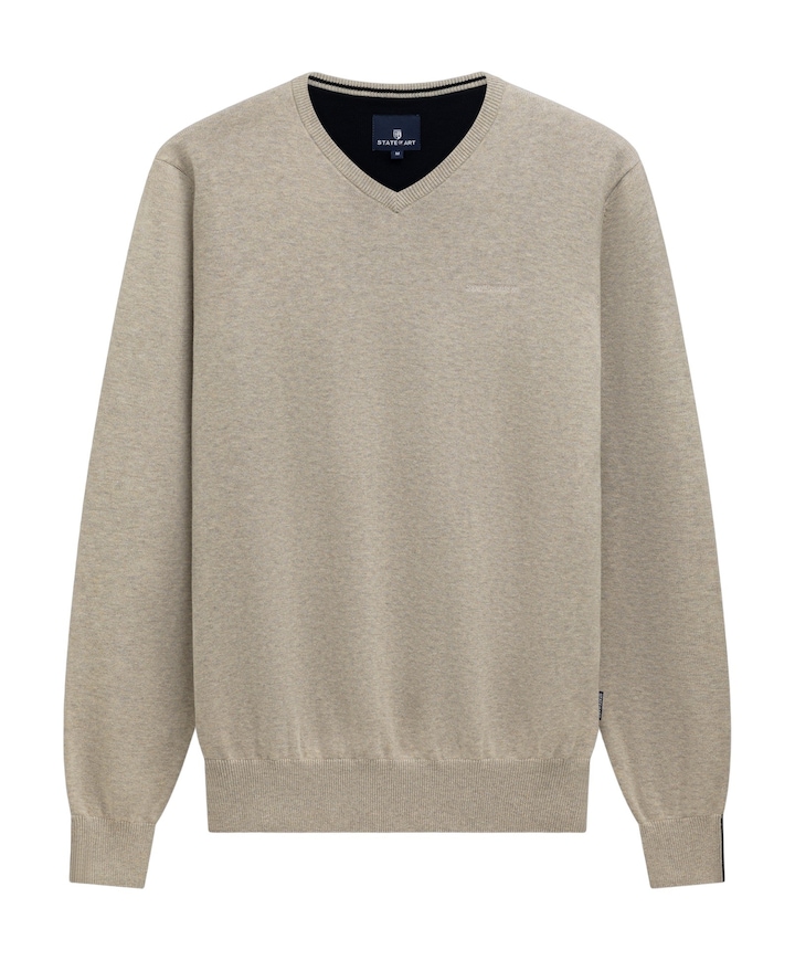 Heren trui beige