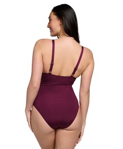 Dames badpak bordeaux