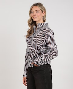 Dames blouse bruin