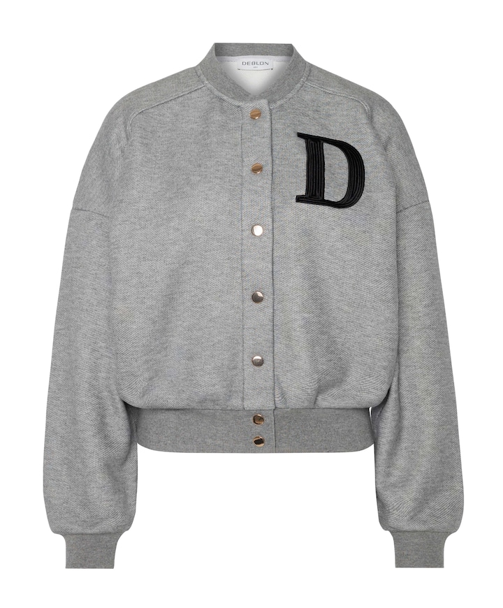 Dames vest grijs