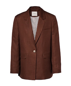 Dames blazer bruin
