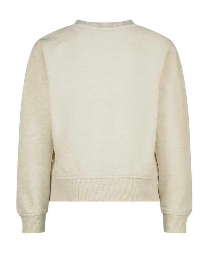 Meisjes sweater ecru