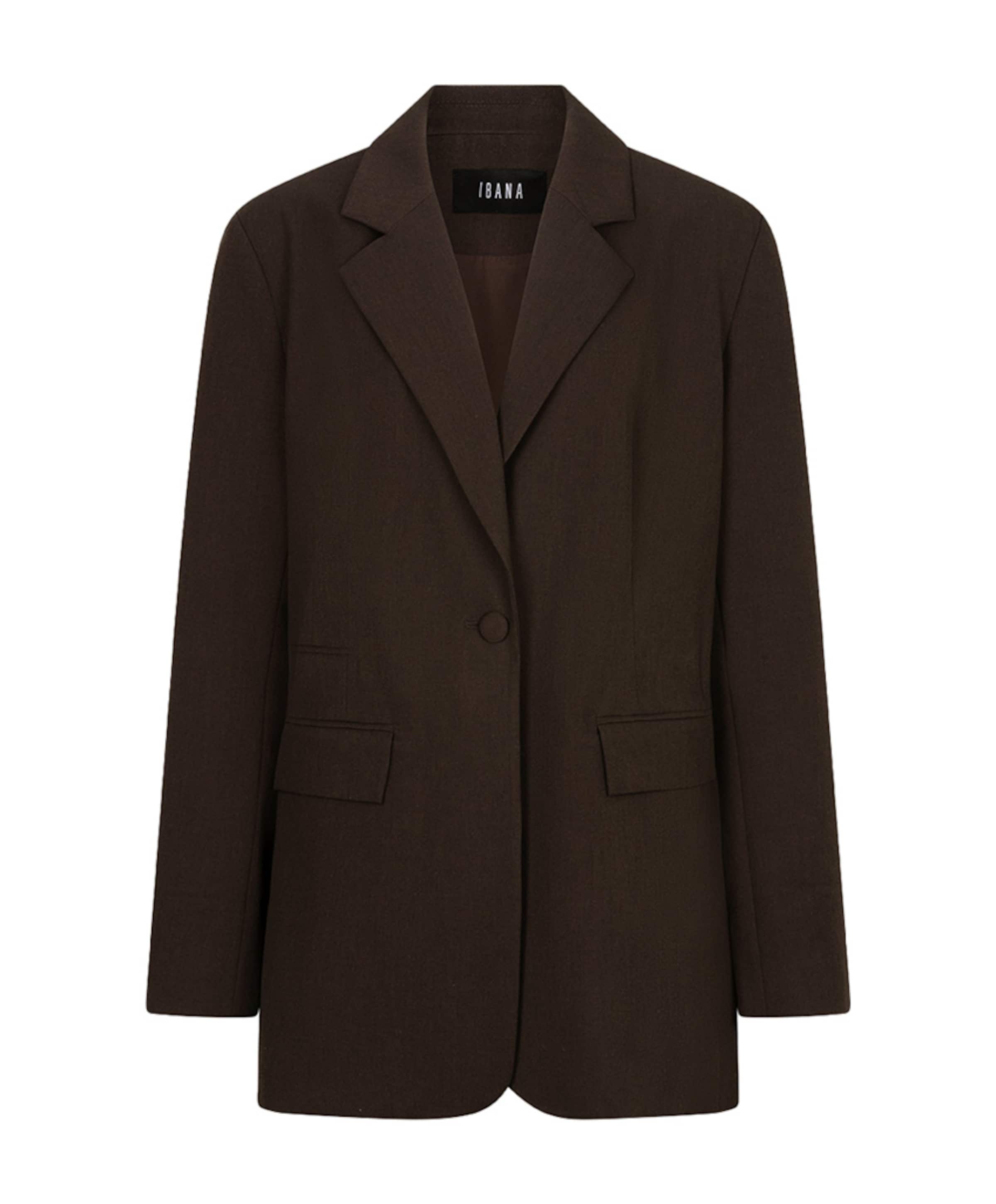 Dames blazer bruin