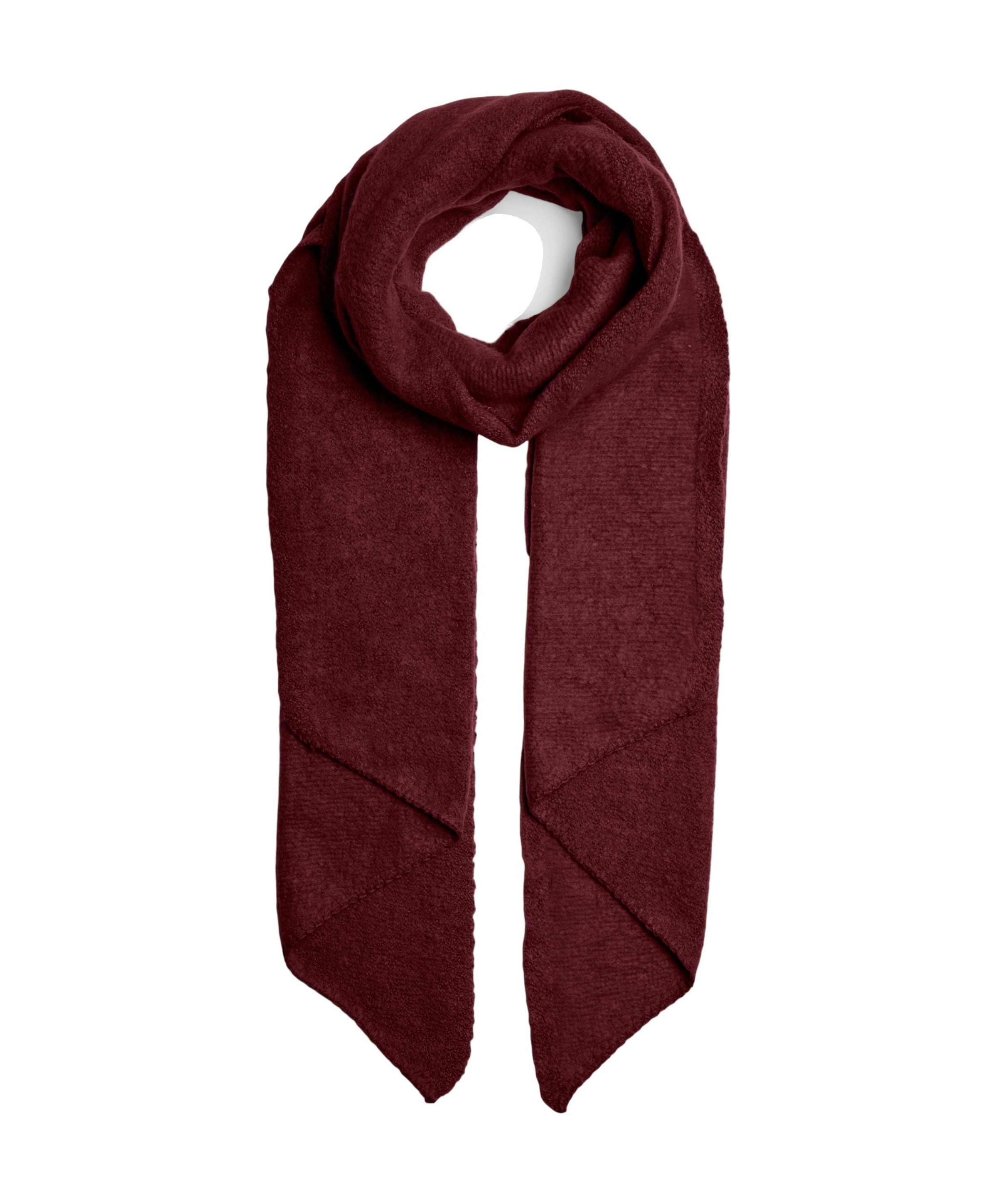 Dames sjaal bordeaux