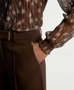 CHANTALLE RPES 345 dames broek bruin