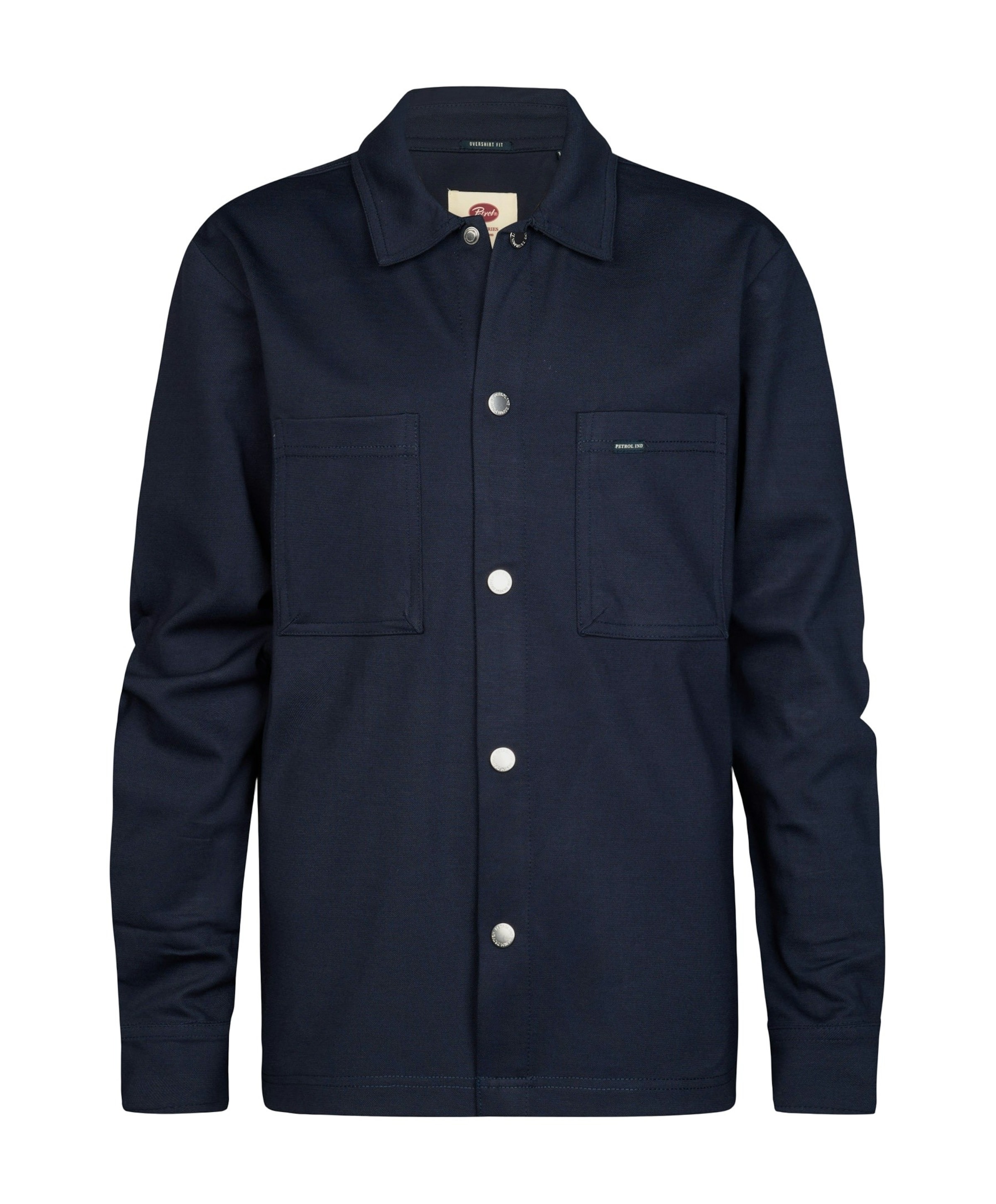 Jongens overhemd lange mouw blauw
