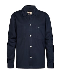 Jongens overhemd lange mouw blauw