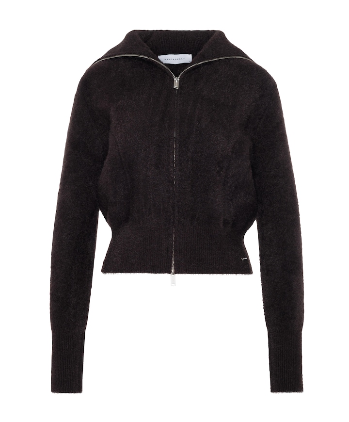 Dames vest bruin