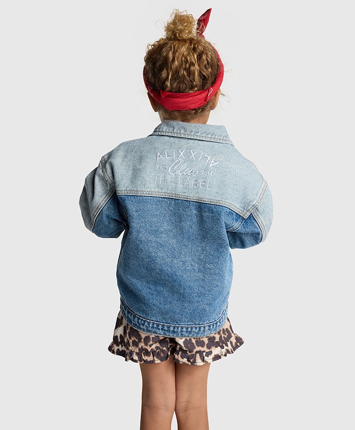 Uniseks spijkerjas blauw