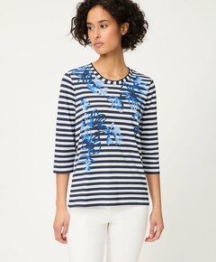 Dames longsleeve blauw