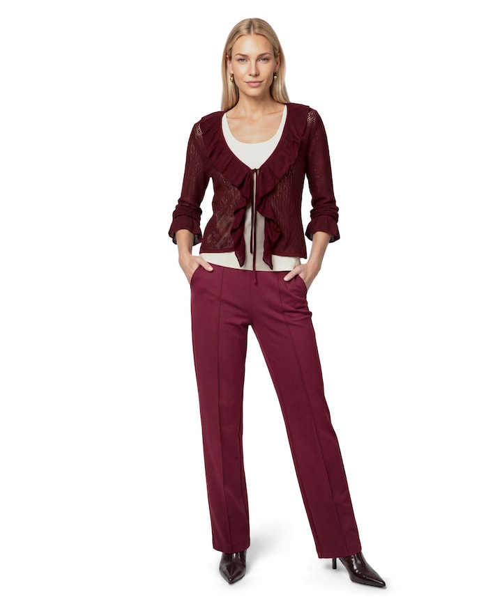 dames broek rood