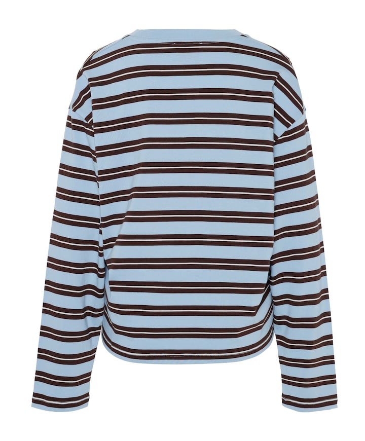 Dames longsleeve blauw