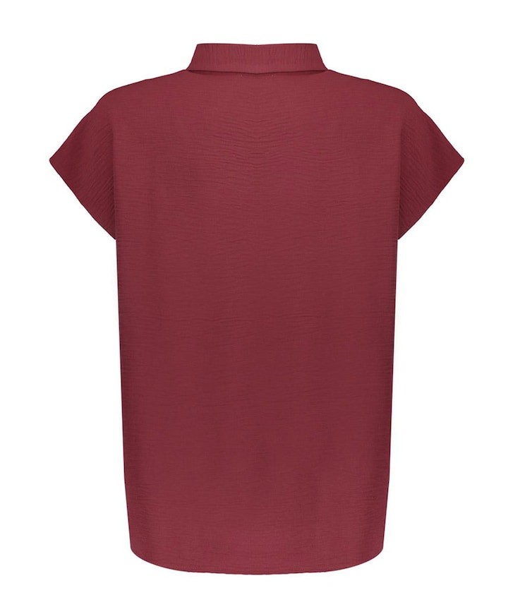 Dames blouse bordeaux