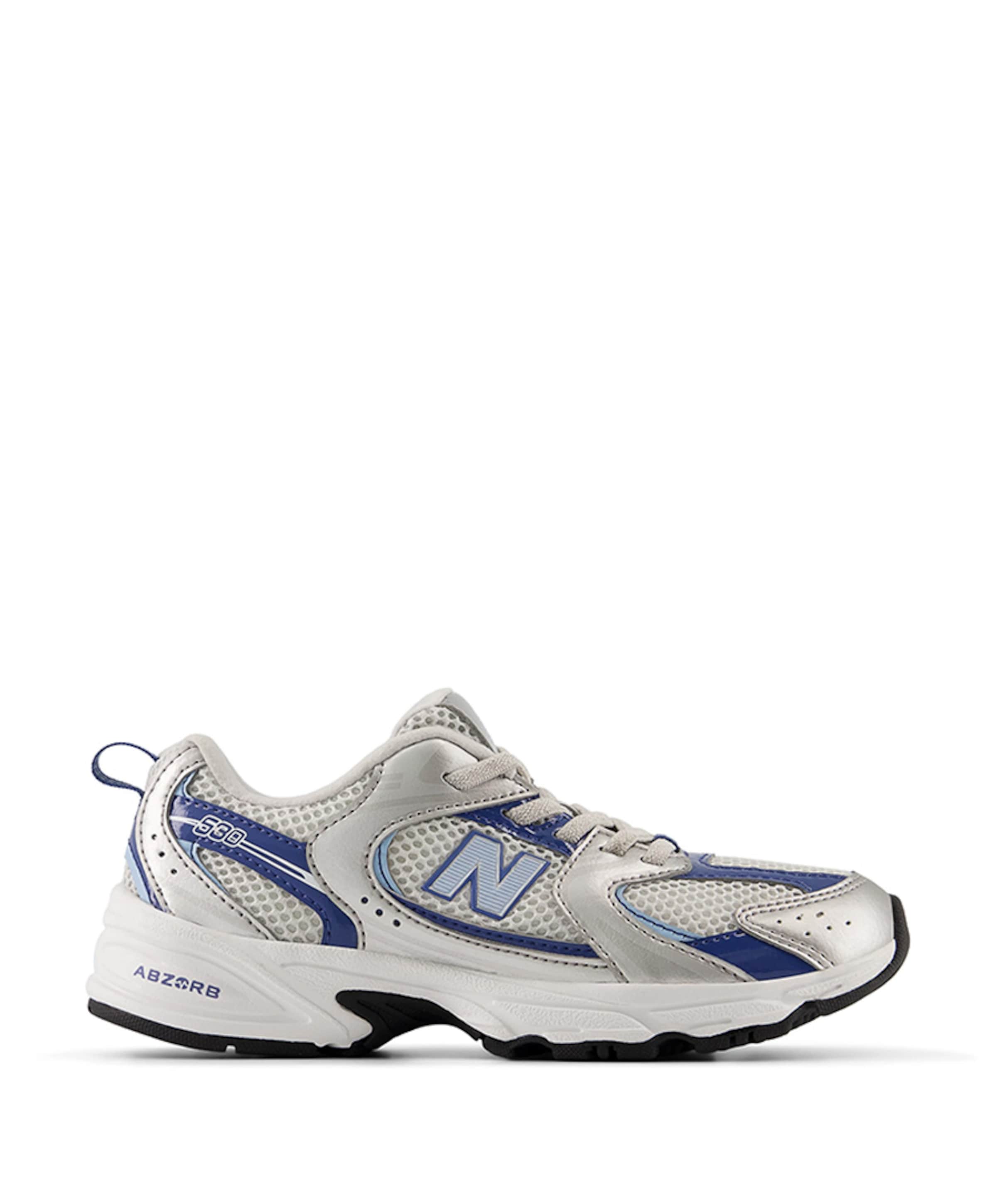 530 bungee lace uniseks sneakers  zilver