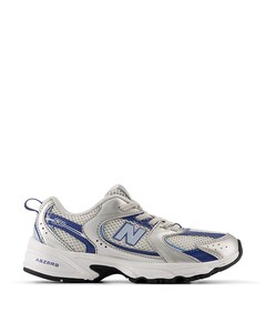 530 bungee lace uniseks sneakers  zilver