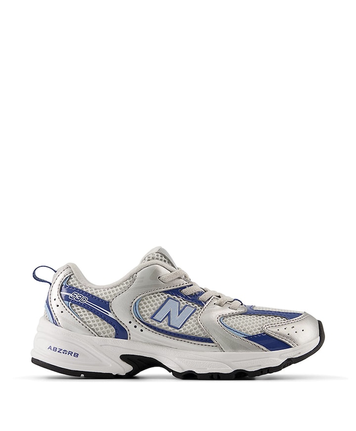 530 bungee lace uniseks sneakers  zilver