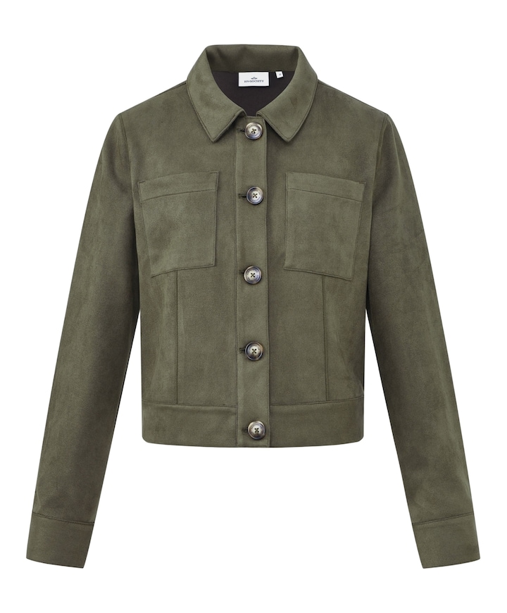 Dames jas groen