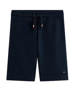 JERSEY SEERSUCKER SWEATSHORT jongens korte broek blauw