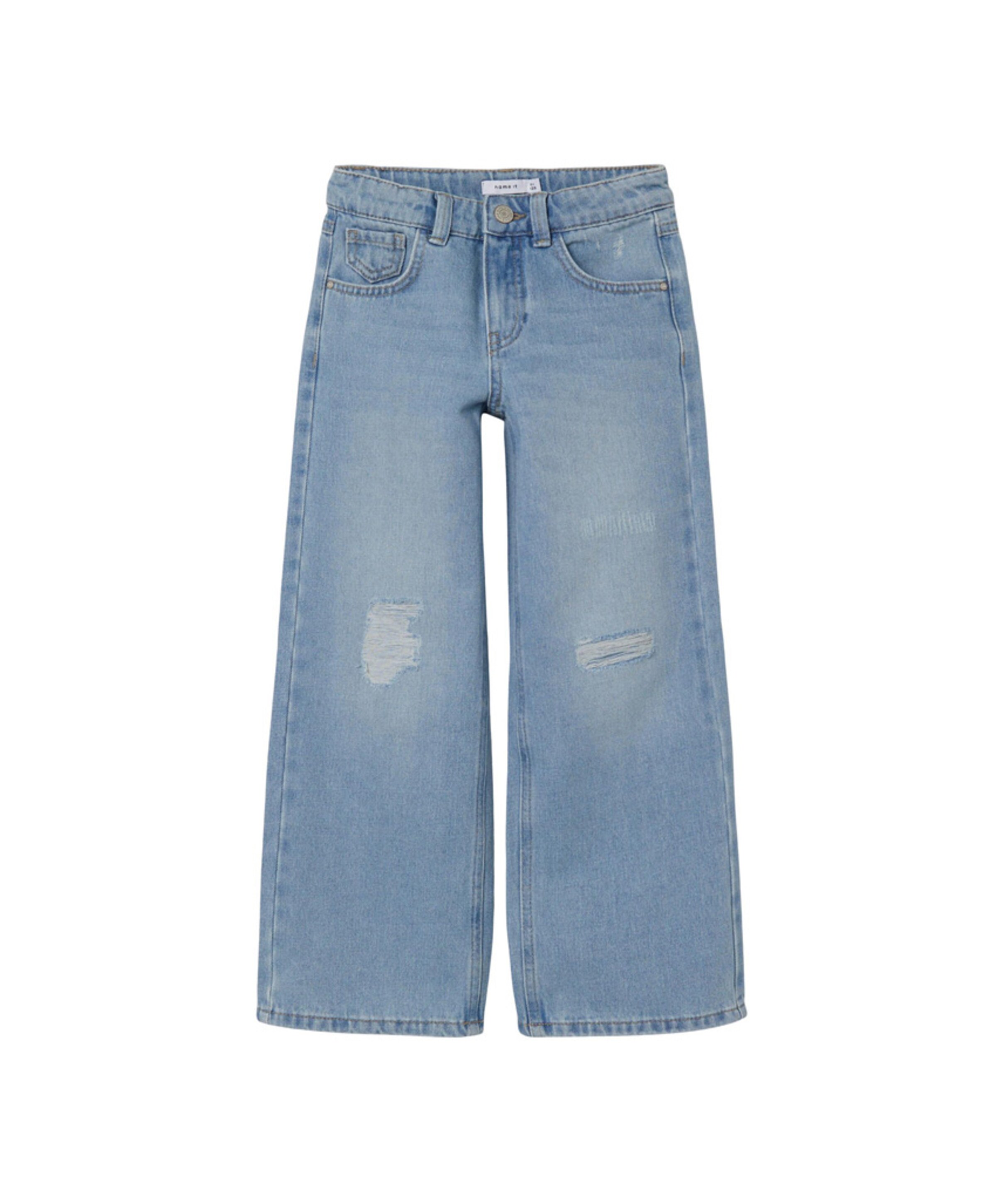 NKFROSE HW WIDE JEANS 1411-TE NOOS meisjes jeans blauw