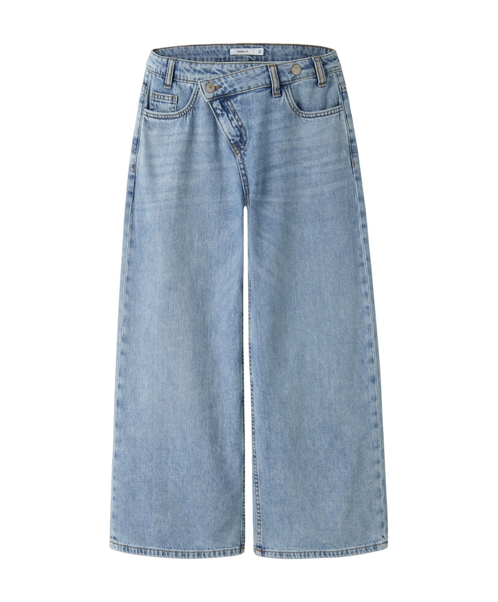NKFBELLA X-WIDE CLOSURE JEANS 8181- meisjes jeans blauw
