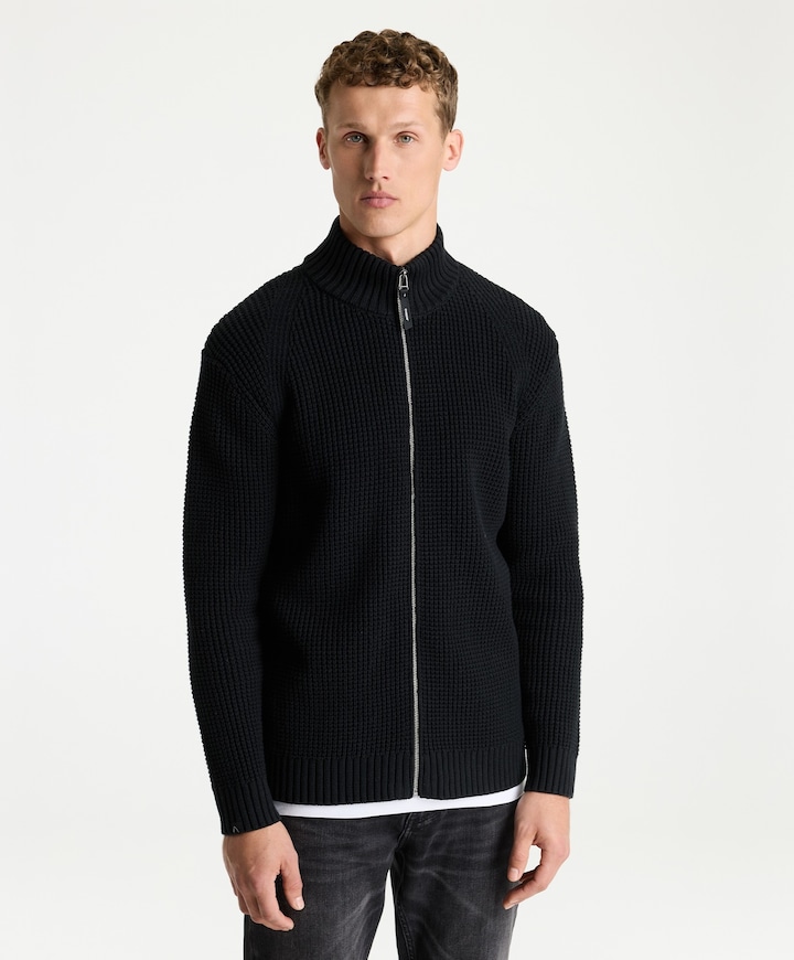 Heren vest zwart