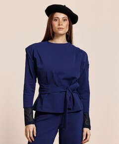 Dames top blauw
