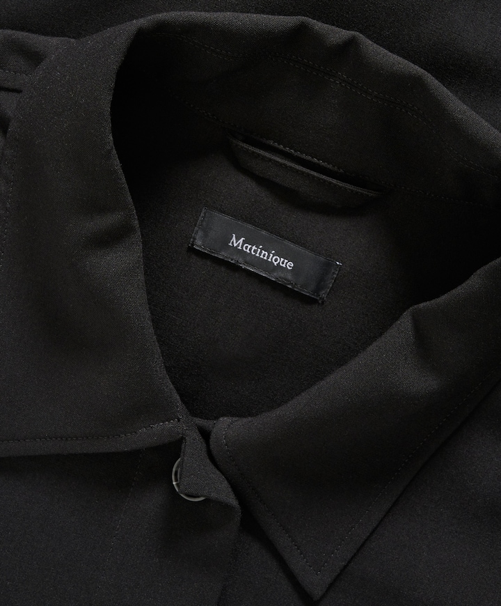 Heren overshirt zwart