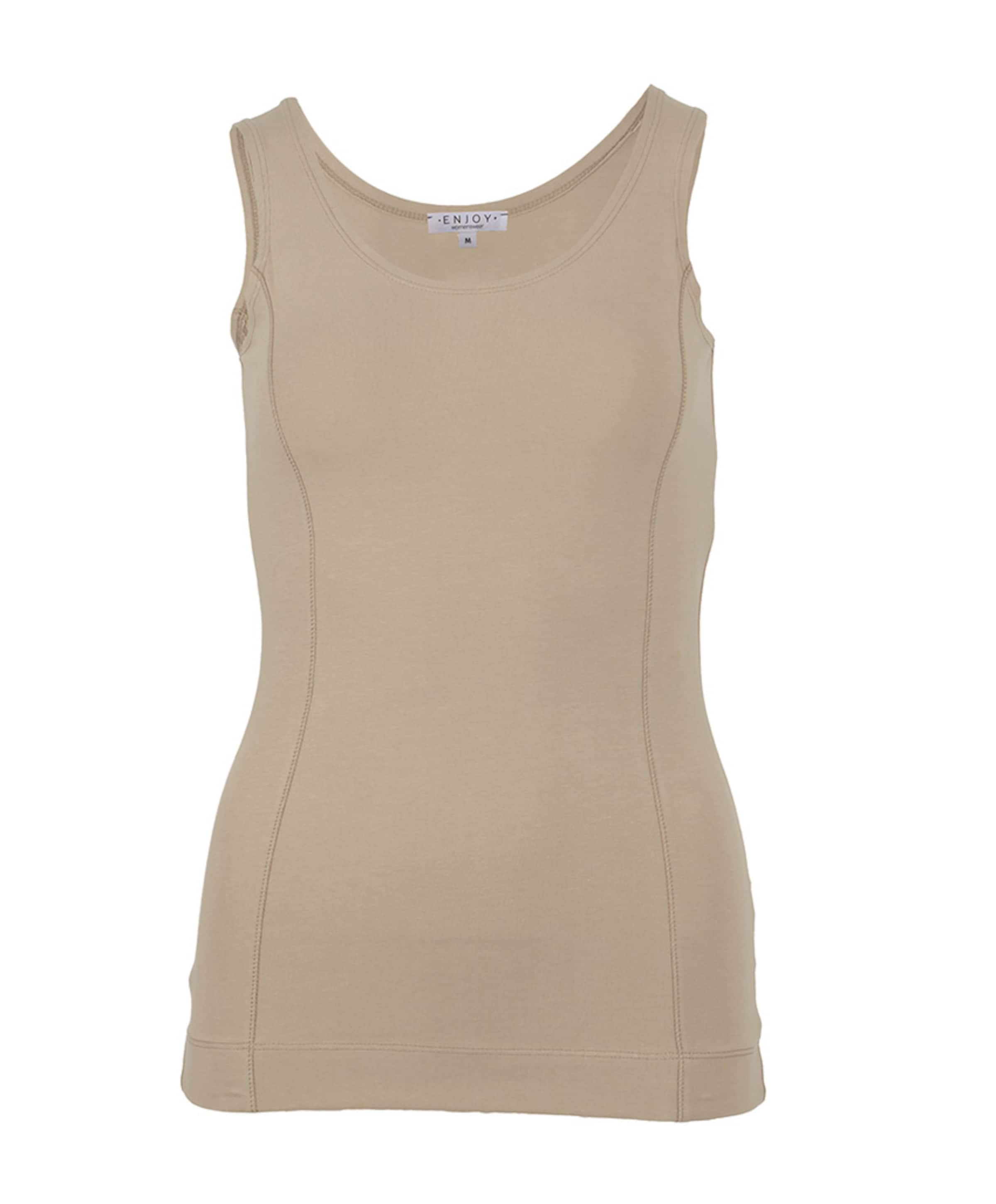 Dames top beige