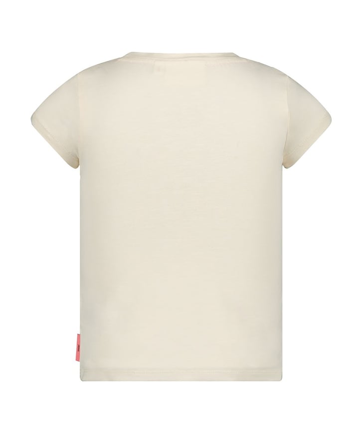 Meisjes t-shirt ecru