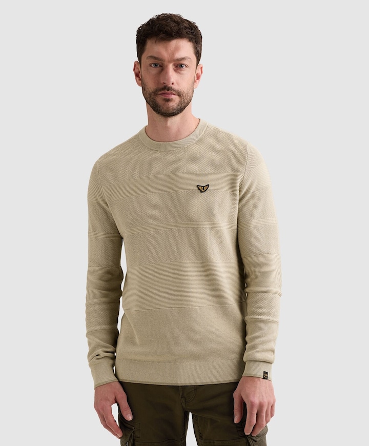 Heren trui beige