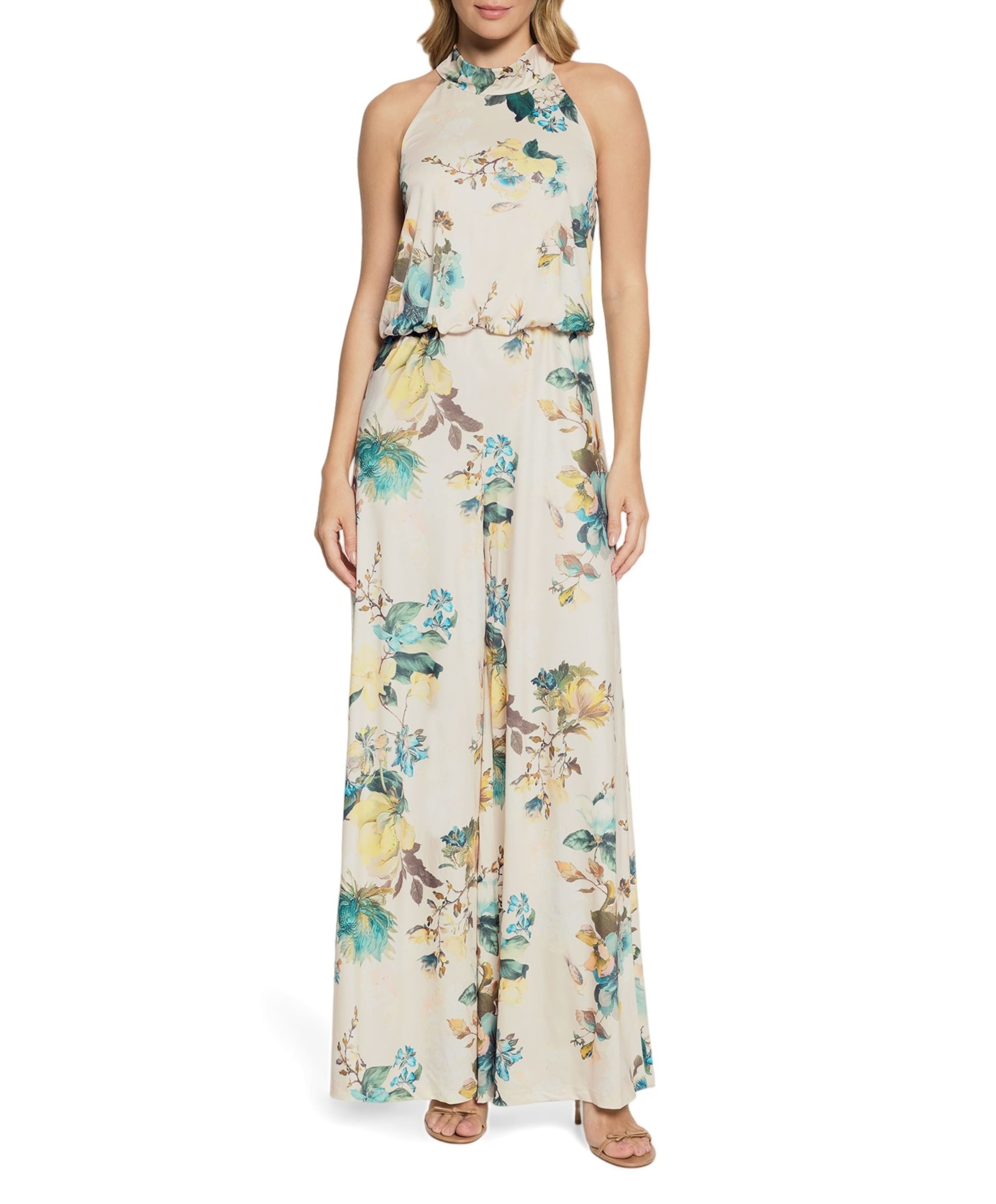 dames jumpsuit ecru