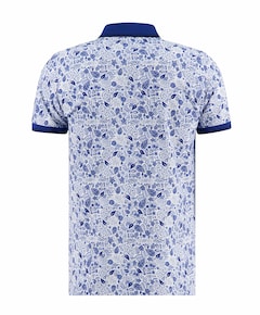 Heren polo blauw