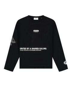 Heren longsleeve zwart