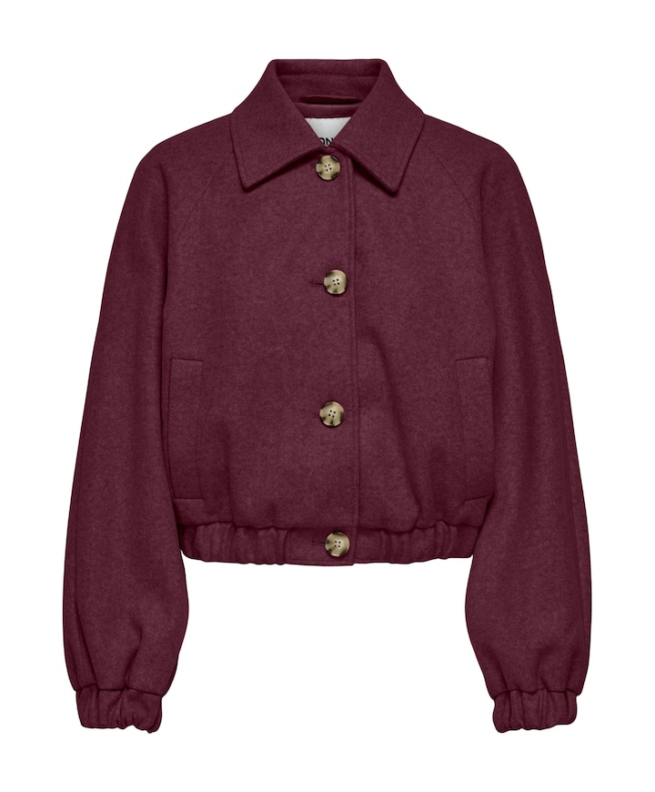 Dames jas bordeaux