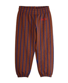 Vertical stripe broek bruin