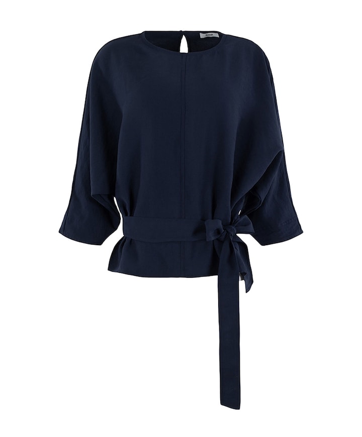 Dames blouse blauw